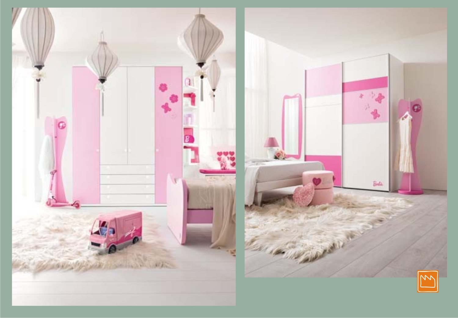 La cameretta di barbie doimo cityline: camerette per ragazze