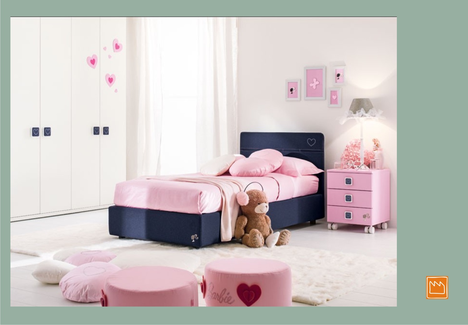 La cameretta di barbie doimo cityline: camerette per ragazze