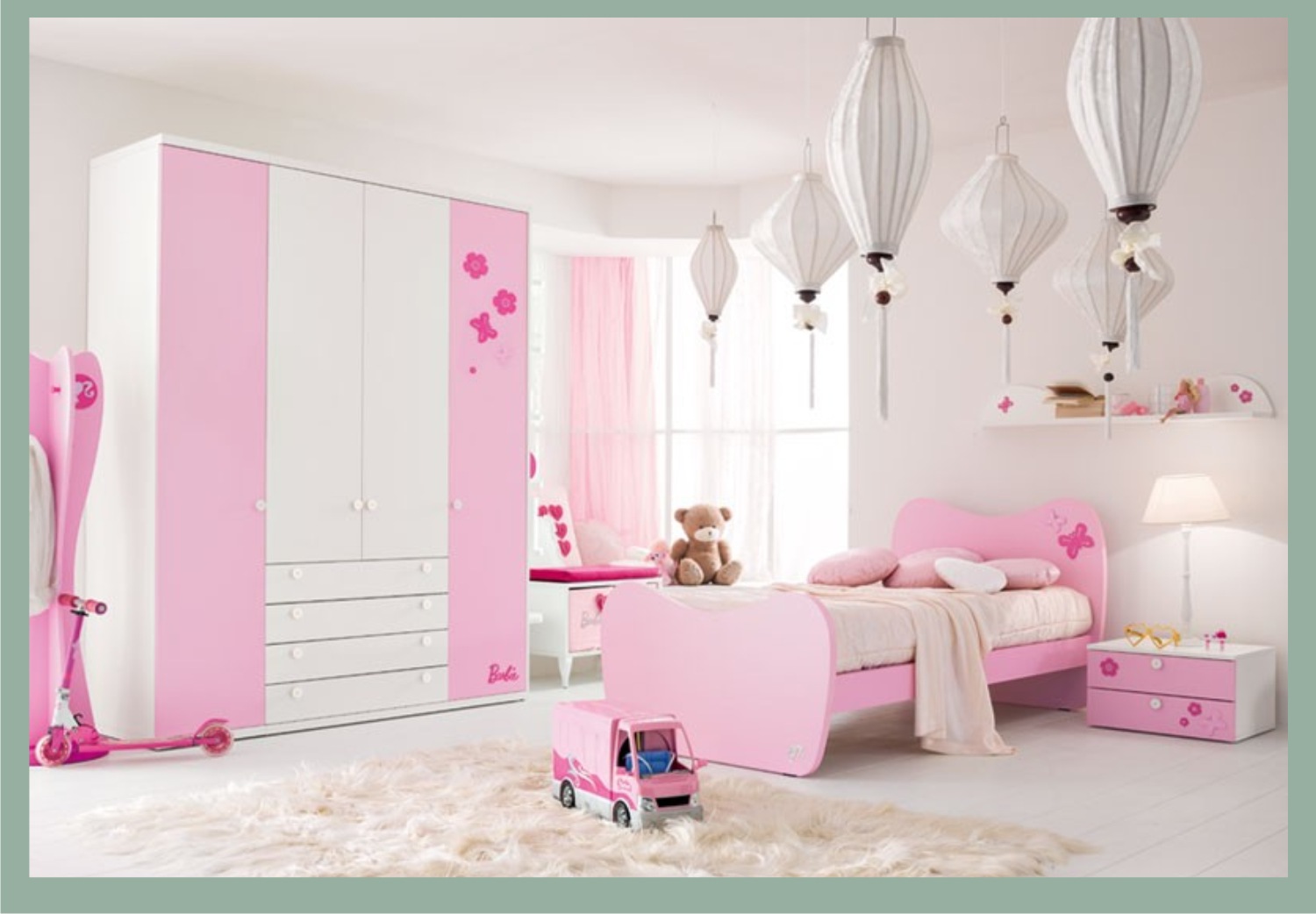 La cameretta di barbie doimo cityline: camerette per ragazze