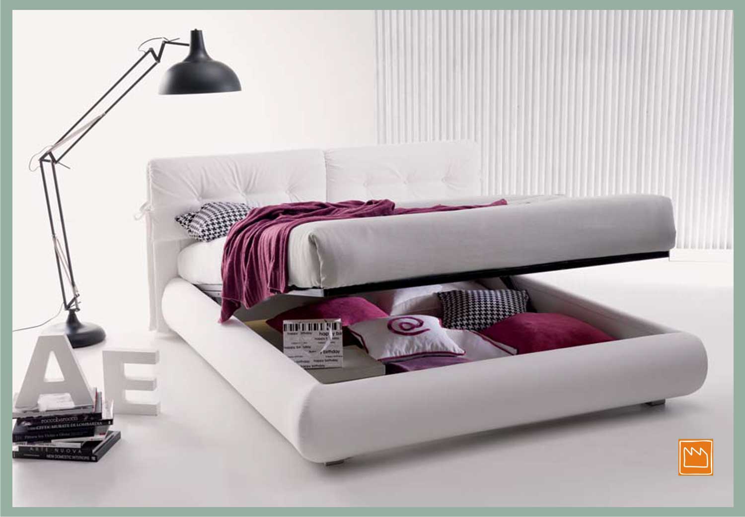Testiera letto singolo con contenitore: testate del letto in ...