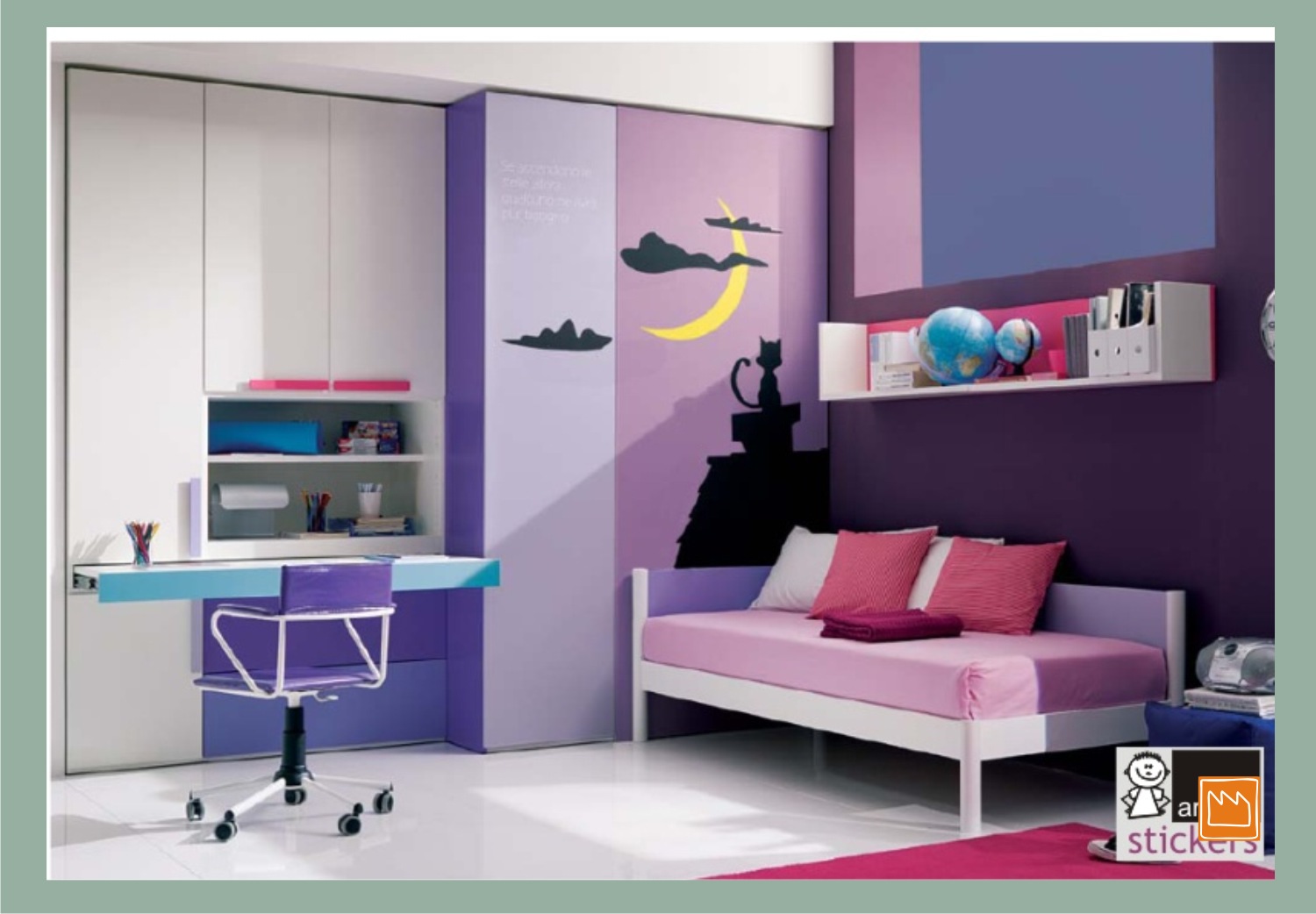 Stickers: adesivi murali per decorare camerette da bambini