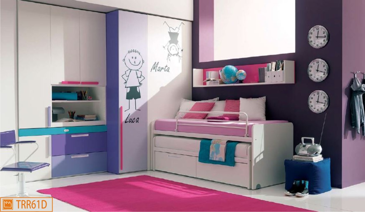 Scrivania sagomata con comodino estraibile Scrivania sagomata outlet