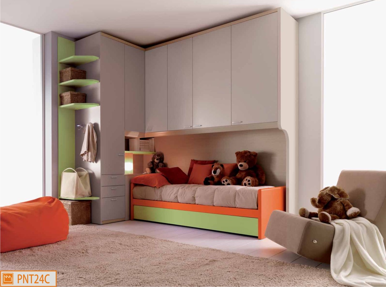 Ponte ad angolo camerette a ponte per bambini