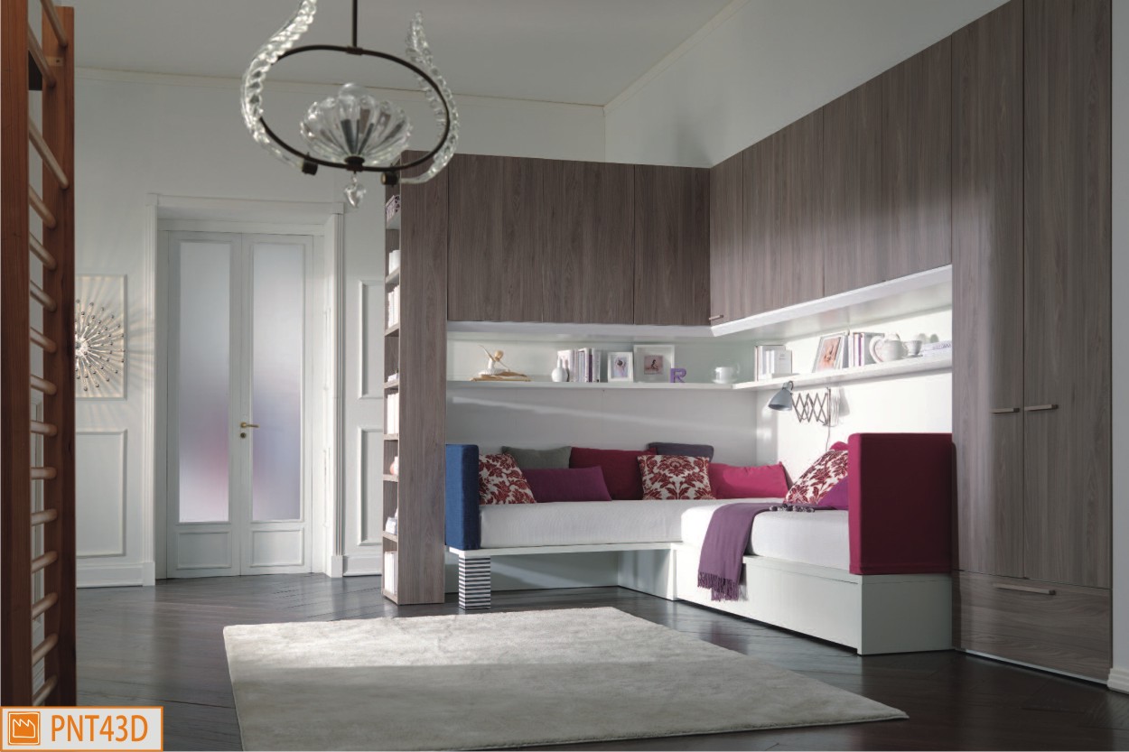 Letto matrimoniale angolare dimensioni: divani letto trasformabili ... Camerette classiche noce scuro