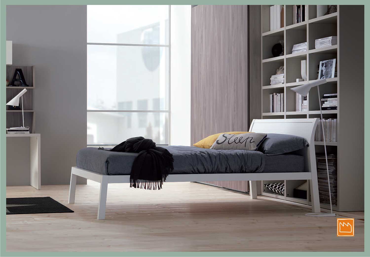 Letto Moderno Una Piazza E Mezza