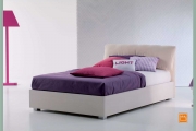 letto bianco contenitore a Milano