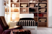 librerie retro letto