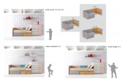 Lettino che cresce con moduli allungabili