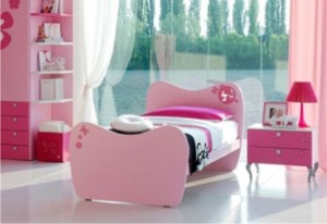 letto singolo di barbie