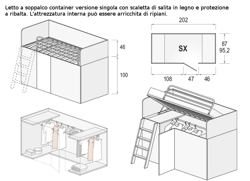 container singolo dielle