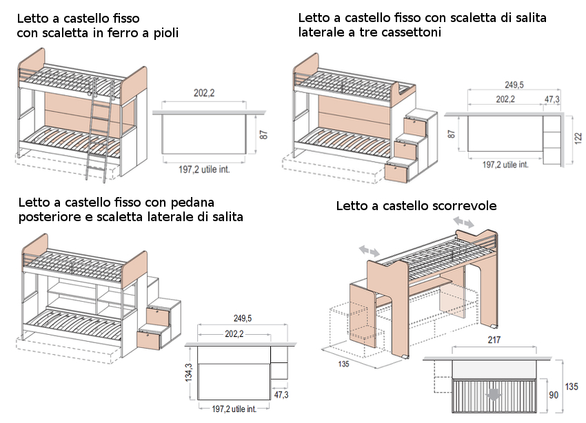 letti a castello brianza