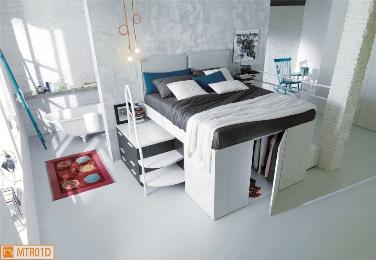 letto container matrimoniale