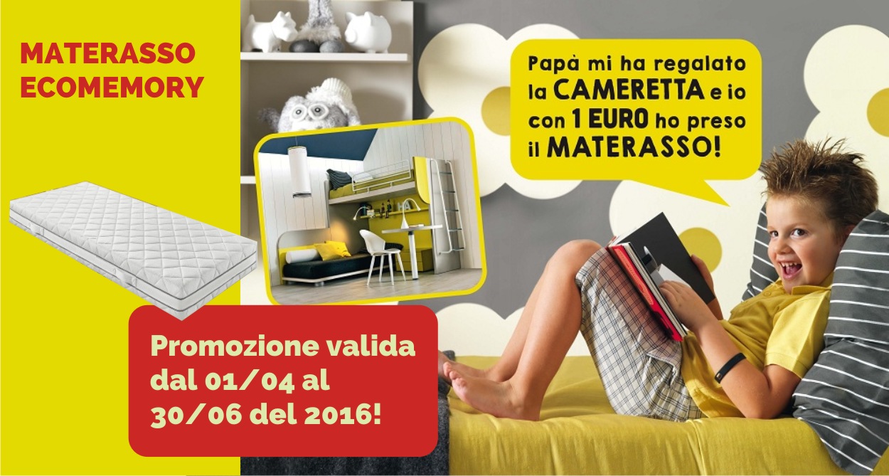 materasso ecomemory a un euro