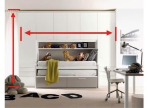 Letto Singolo Per Armadio A Ponte