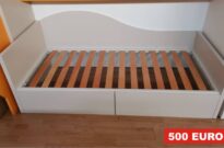 Letto grigio con secondo letto in sconto