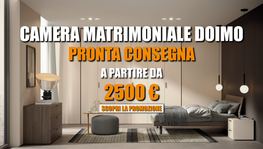 Camera matrimoniale Doimo in promozione