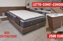 LETTO MATRIMONIALE DOIMO + COMODINI + COMO'