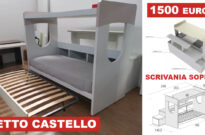 LETTO CASTELLO SCRIVANIA