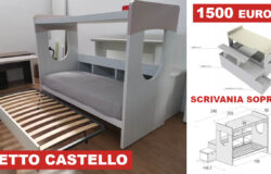 LETTO CASTELLO SCRIVANIA