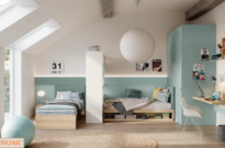 Cameretta su misura per due bambini