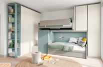 Cameretta soppalco sfalsato scorrevole