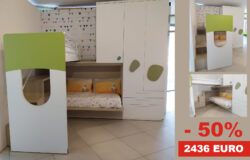 Cameretta soppalco ad angolo