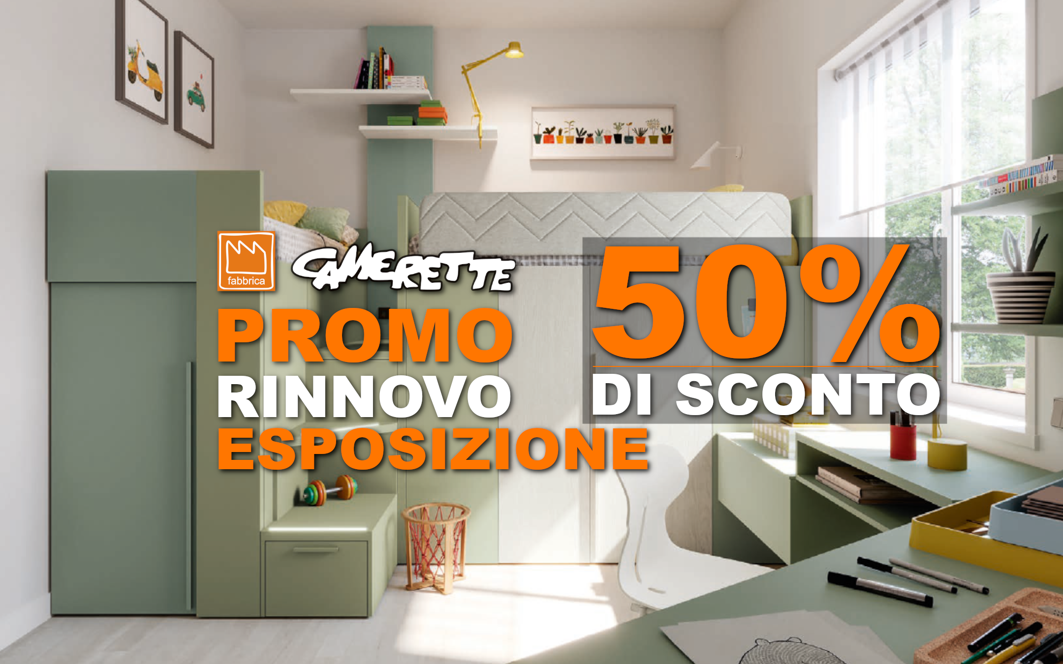 cameretta pronta consegna