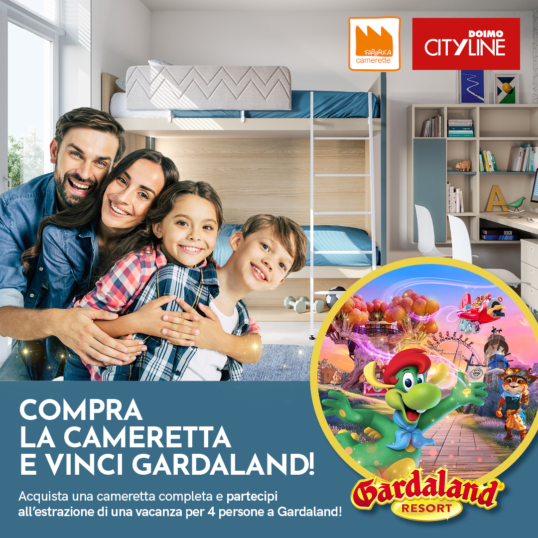 cameretta doimo cityline GARDALAND